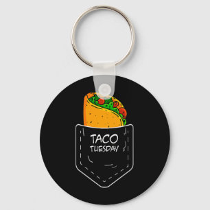 Taco in meinem Pocket Dienstag Funny Fiesta beunru Schlüsselanhänger