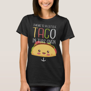 Taco in Oven Baby Reveal mexikanische schwangere E T-Shirt