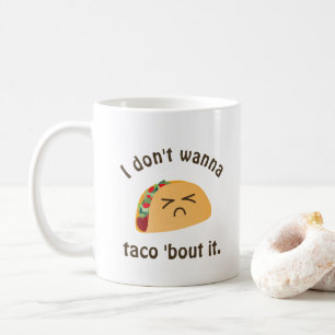 Taco-'Kampf es lustiger Kaffeetasse