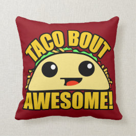 Taco-Kampf fantastisch Kissen