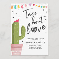 Taco-Kampf-Liebe-Fiesta-Paar-Duschen-Kaktus