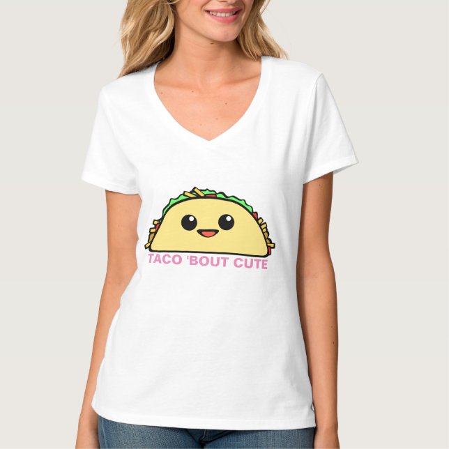 Taco-Kampf niedlich T-Shirt (Vorderseite)