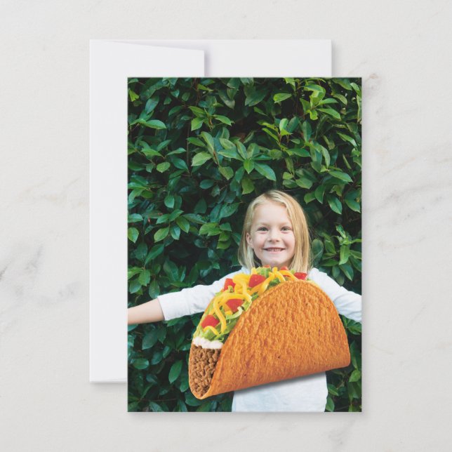 Taco-Karte testen (Vorderseite)