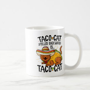 Taco Katze, die sich von den Taco Cat Shirt Funny Kaffeetasse
