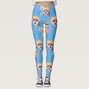 Taco-Katze-Emoticon-Leggings Leggings
