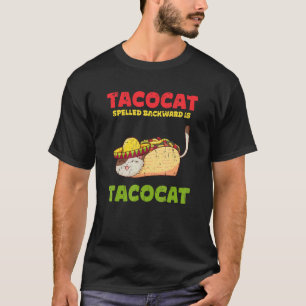 Taco Katze rückwärts geschrieben ist Taco Katze m T-Shirt
