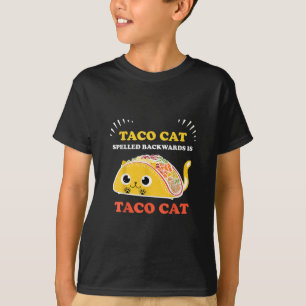 Taco Katze rückwärts geschrieben ist Taco Katze T-Shirt