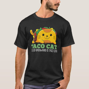 Taco Katze rückwärts geschrieben Taco Katze Spaß M T-Shirt