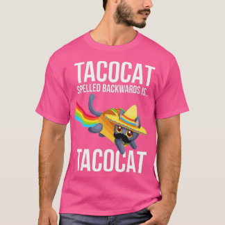 Taco Katze rückwärts Palindrome geschrieben - Funn T-Shirt