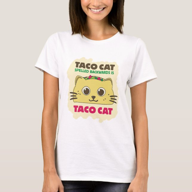 Taco-Katze T-Shirt (Vorderseite)