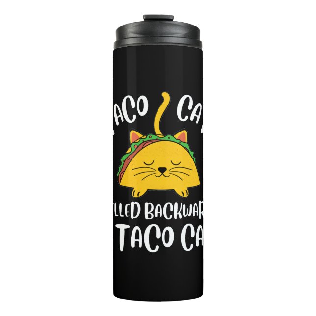 Taco Katze Thermosbecher (Vorderseite)