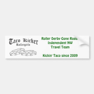 Taco-Kicker RG bumpie Autoaufkleber