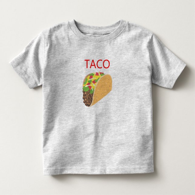 Taco Kleinkind T-shirt (Vorderseite)