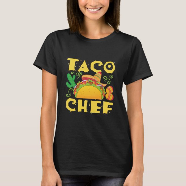 Taco Koch Mexicanischer Koch T-Shirt (Vorderseite)