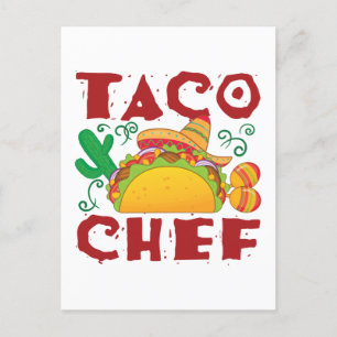 Taco Koch Taco Truck Postkarte