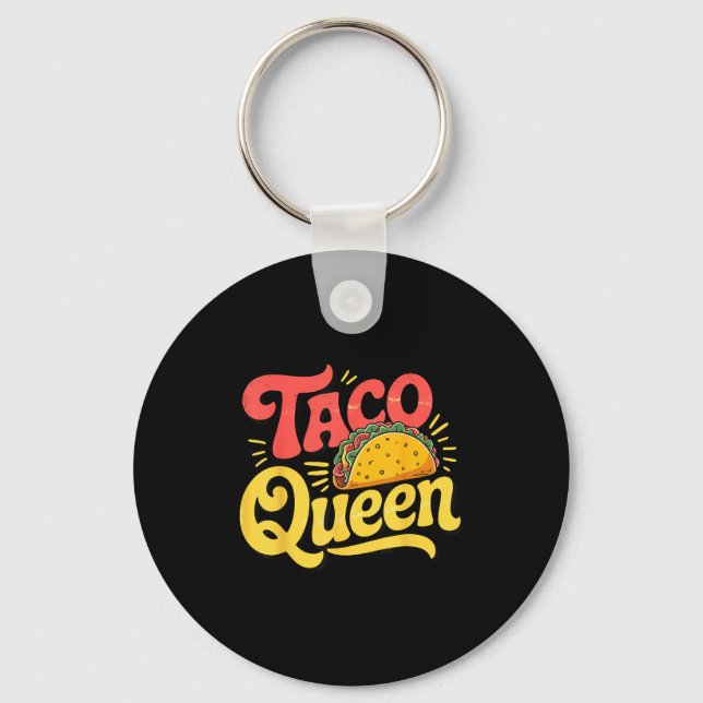 Taco-Königin  Schlüsselanhänger (Vorderseite)