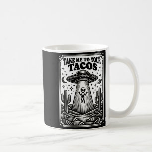 Taco-Liebhaber-Alien-Ufo-Jäger-Mexikaner bringt mi Kaffeetasse