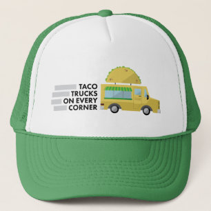 Taco LKW auf jedem Eckhut Truckerkappe
