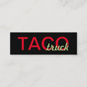 Taco-LKW-Lochkarte Treuekarte