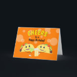 Taco Lover Friend Geburtstagskarte Karte<br><div class="desc">Haben Sie einen Freund,  der ein Taco-Liebhaber ist? Das ist die perfekte Geburtstagskarte! Diese Karte ist im Inneren mit Ihrer personalisierten Nachricht anpassbar. Prost!</div>