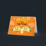 Taco Lover Friend Geburtstagskarte Karte<br><div class="desc">Haben Sie einen Freund,  der ein Taco-Liebhaber ist? Das ist die perfekte Geburtstagskarte! Diese Karte ist im Inneren mit Ihrer personalisierten Nachricht anpassbar. Prost!</div>