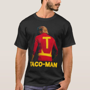 Taco-Man Lustiger Anti-Trump-Halloween-Politikkost T-Shirt