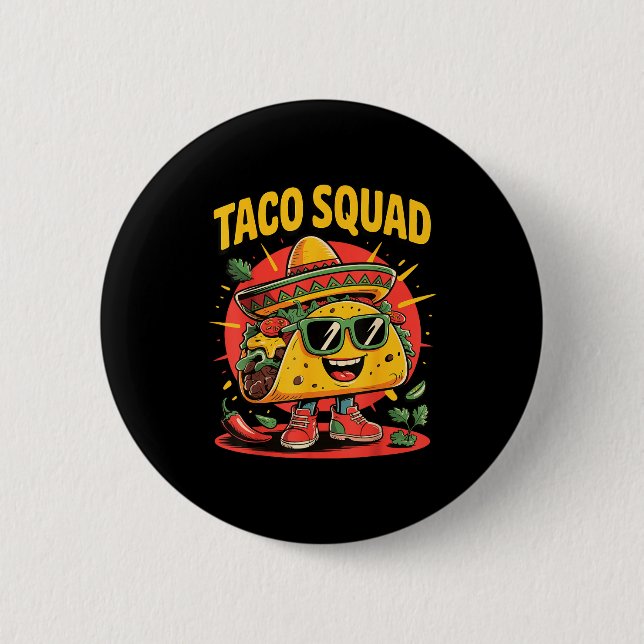 Taco-Mannschaft  Button (Vorderseite)