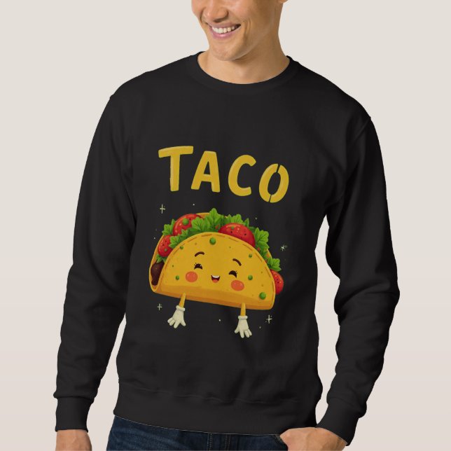 Taco mens Sweatshirt (Vorderseite)