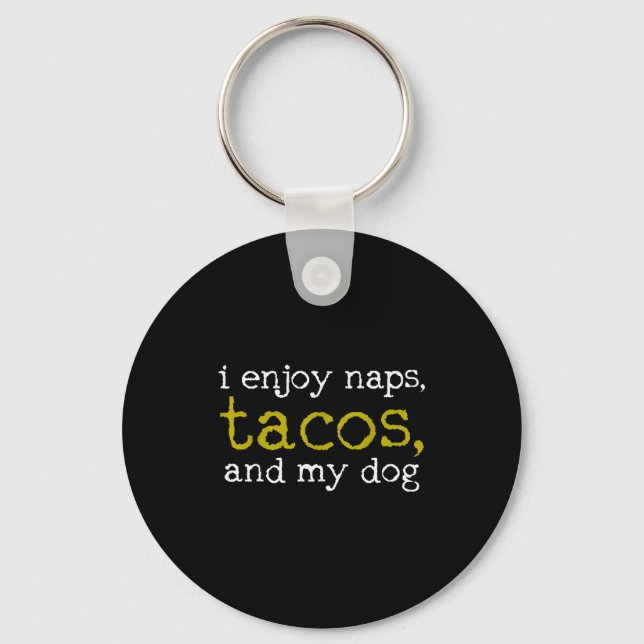 Taco Mexican Foodie Gift Taco Funny  Schlüsselanhänger (Vorderseite)