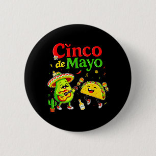 Taco-Mexikanische Patty für Kinder Junge Mädchen M Button
