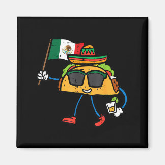 Taco Mexiko Flagge Cinco De Mayo Mexikanisch Magnet