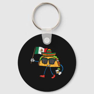 Taco Mexiko Flagge Cinco De Mayo Mexikanisch Schlüsselanhänger
