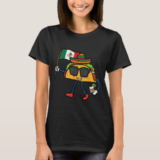 Taco Mexiko Flagge Cinco De Mayo Mexikanisch T-Shirt