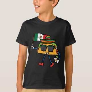 Taco Mexiko Flagge Cinco De Mayo Mexikanisch T-Shirt