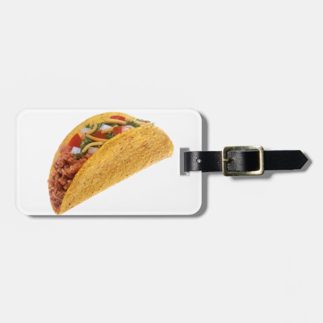 Taco Muschel Gepäckanhänger (Vorderseite horizontal)