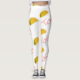 Taco-Muster Leggings