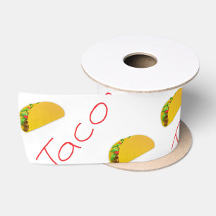 Taco-Muster Satinband