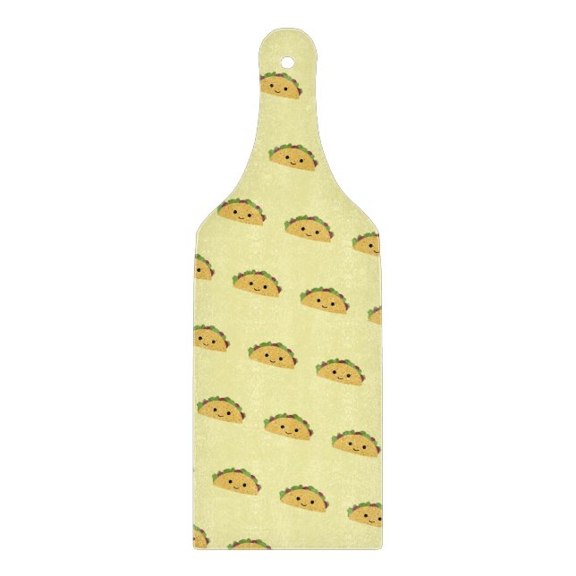 Taco Muster Schneidebrett (Vorderseite)