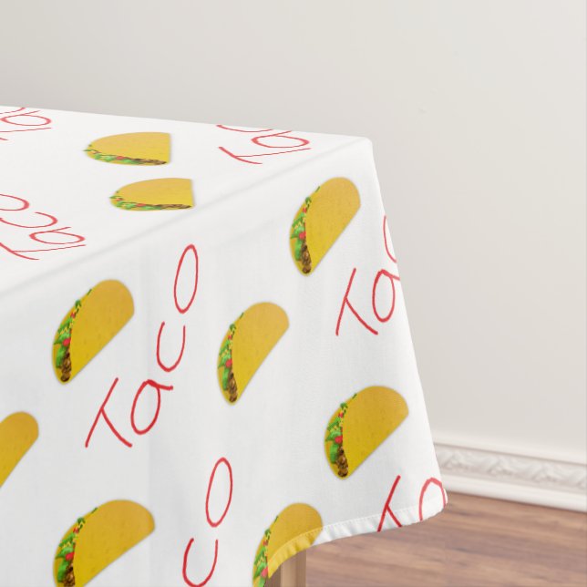 Taco-Muster Tischdecke (Beispiel)