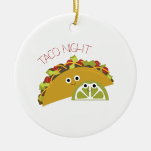 Taco-Nacht Keramikornament