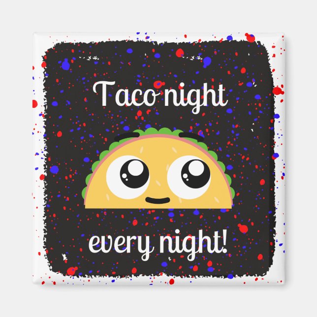 Taco-Nachtmagnet Magnet (Vorne)