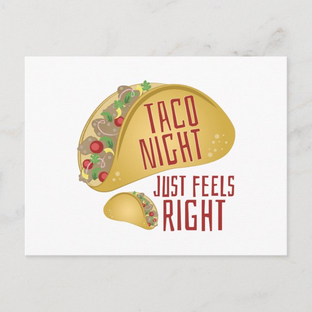 Taco Night Postkarte (Vorderseite)
