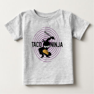 Taco Ninja Design - Baby Fine Jersey T - Shirt