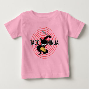 Taco Ninja Design - Baby Fine Jersey T - Shirt
