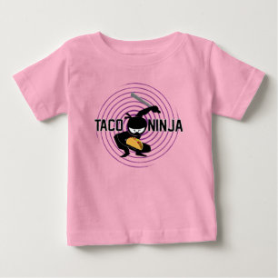 Taco Ninja Design - Baby Fine Jersey T - Shirt