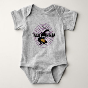 Taco Ninja Design - Baby Jersey Bodysuit Baby Strampler