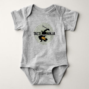 Taco Ninja Design - Baby Jersey Bodysuit Strampler