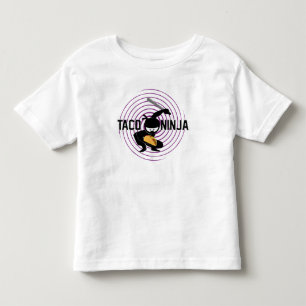 Taco Ninja Design - Feines T-Shirt für Kleinkinder
