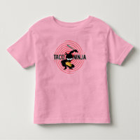 Taco Ninja Design - Kleinkind Fine Jersey T - Shir