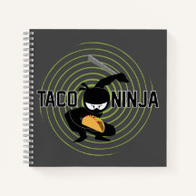 Taco Ninja Design - Spiral-Notebook